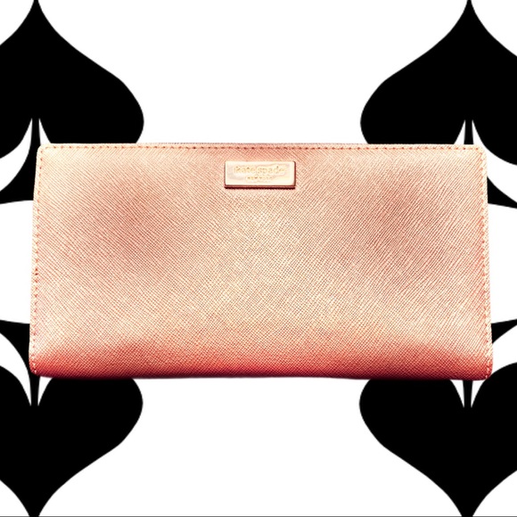 KATE SPADE NY ROSE GOLD LAUREL WAY STACY WALLET - Picture 8 of 11